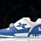 Louis Vuittоп Trainer Low Velcro Strap 'Perforated Blue'