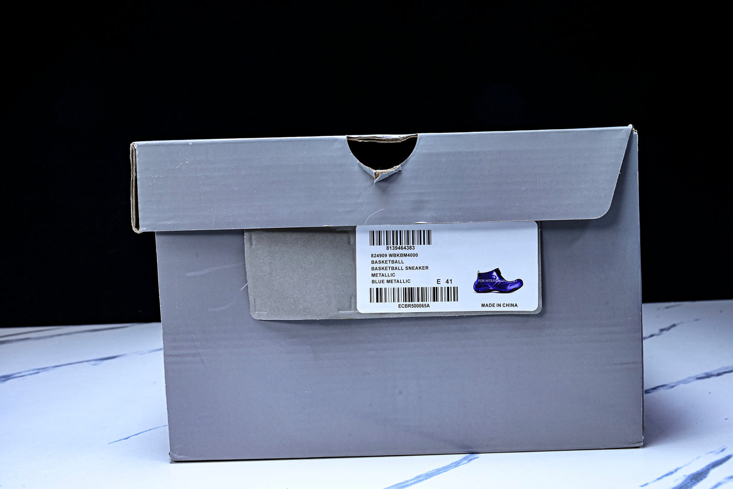 Вalenciaga Basketball Sneaker 'Blue Metallic'