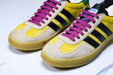 Guссi x Gazelle 'Yellow Green Velvet'