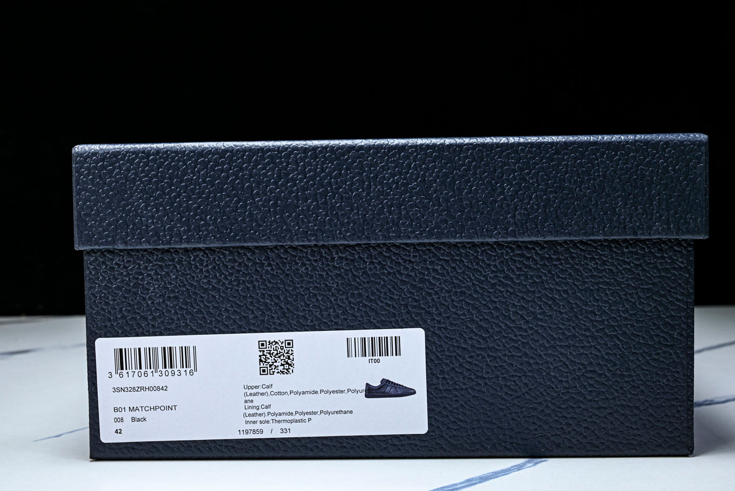 D1or B01 Matchpoint Sneaker 'Triple Black'