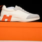 Hermès Bouncing Sneaker 'Blanc Orange Gris'