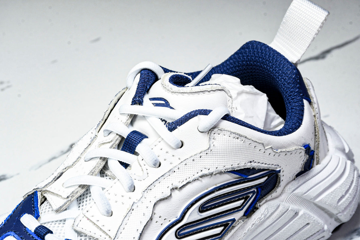 Вalenciaga Monday Shoe 'White Navy'