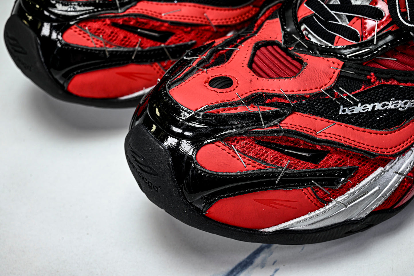 Вalenciaga Soleless Sneaker 'Red Black'