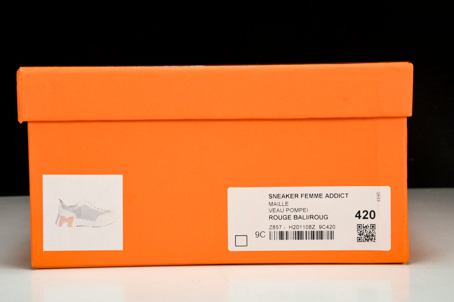 Hermès Bouncing Sneaker 'Gris Lulea Blanc'