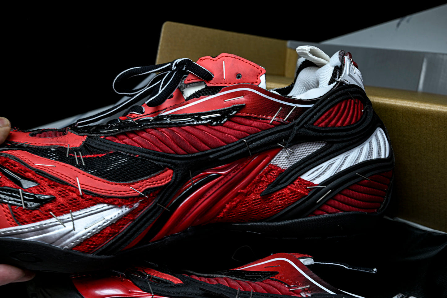 Вalenciaga Soleless Sneaker 'Red Black'