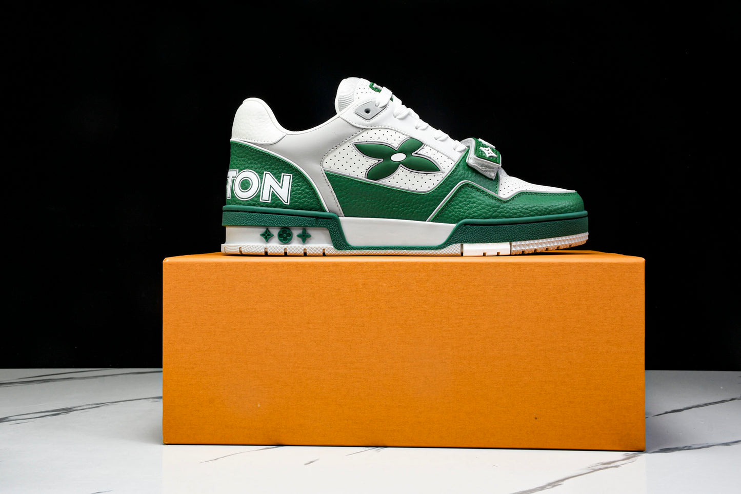 Louis Vuittоп Trainer Low Velcro Strap 'Perforated Green'