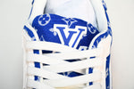 Louis Vuittоп Trainer Low 'Blue Monogram Textile'