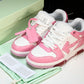 Off-White Out Of Office OOO Low Top 'Sartorial Stitching - Pink White'