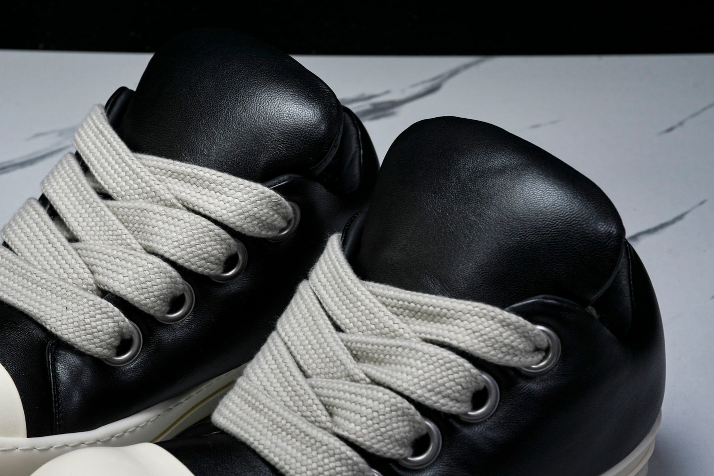 Rick Owens Luxor Jumbo Lace Padded Low 'Black'