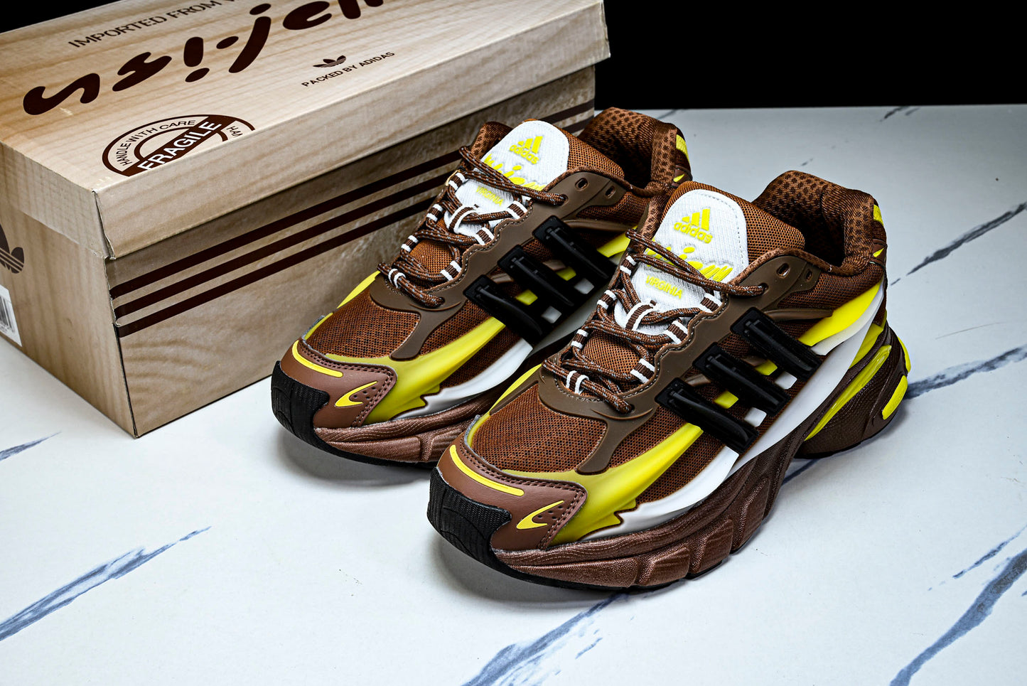 AD1STAR Jellyfish x Pharrell Williams x Virginia 'Brown Yellow'