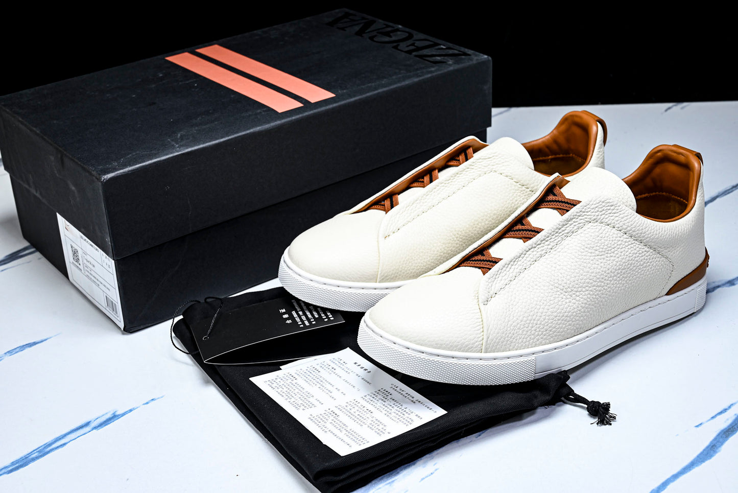 ZEGNA Triple Stitch 'Off White'