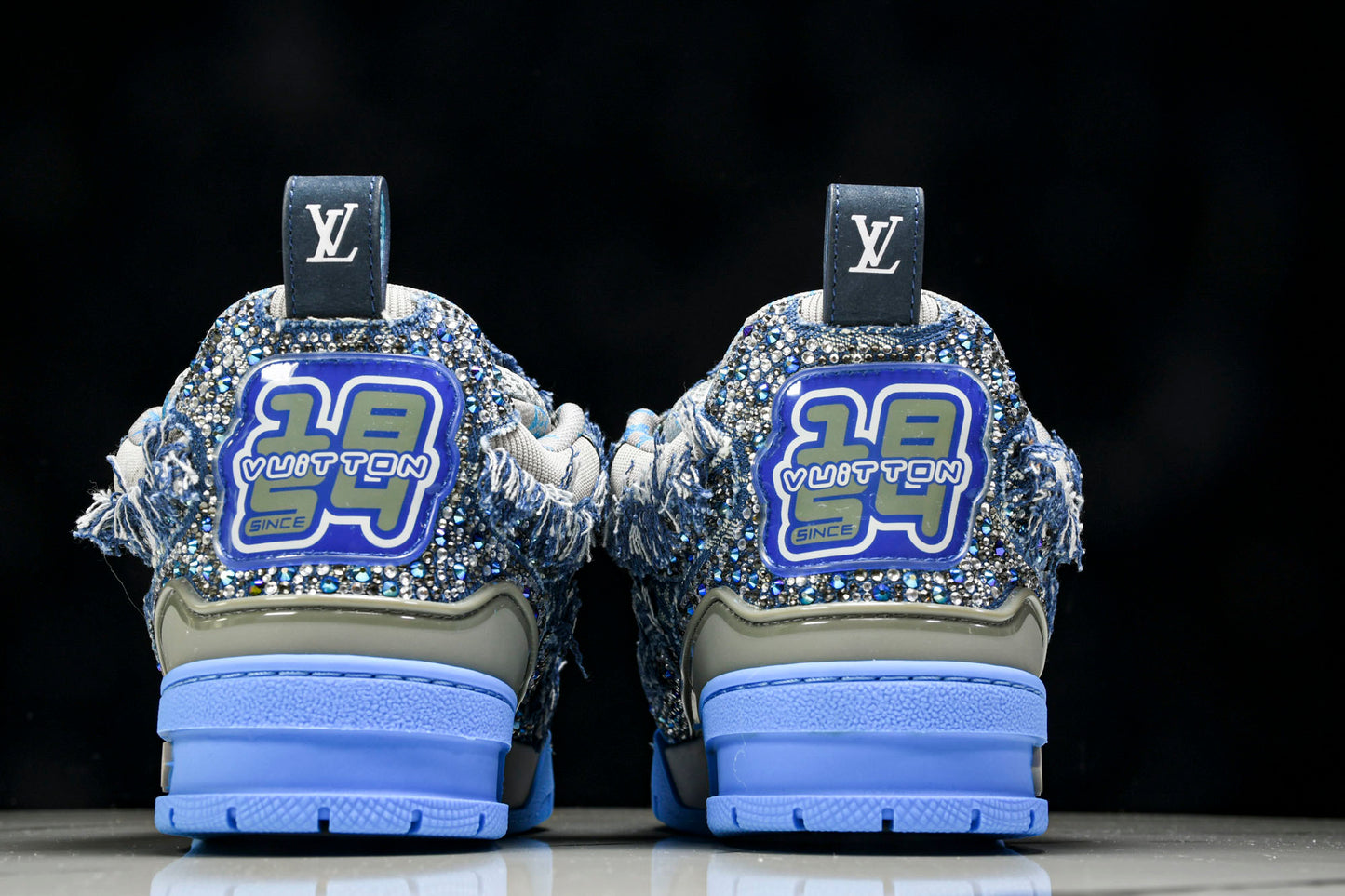 Louis Vuittоп Skate Sneaker 'Blue Denim Crystals'
