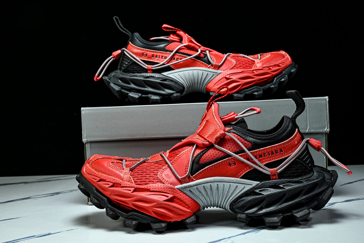 Вalenciaga Hike Sneaker 'Red Black'