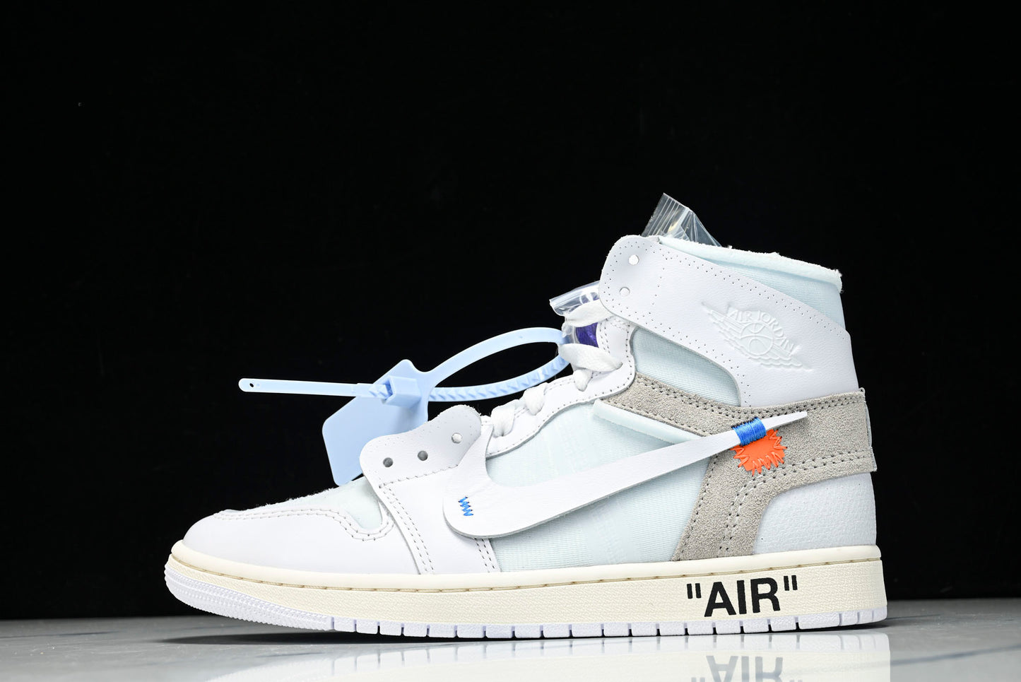 Off-White x Virgil Abloh Archive AJ1 Retro High 'Alaska'