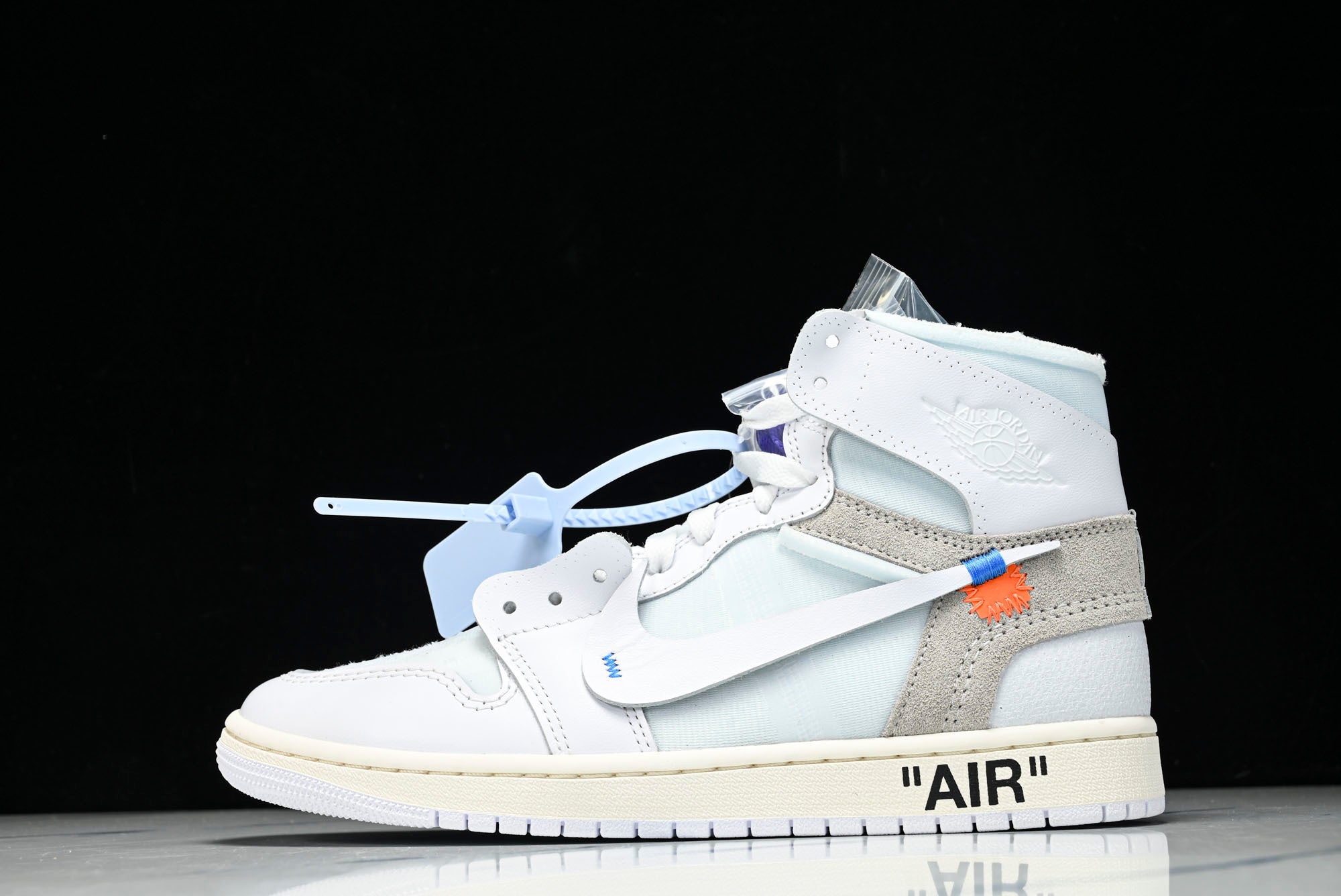 Off-White x Virgil Abloh Archive AJ1 Retro High 'Alaska'