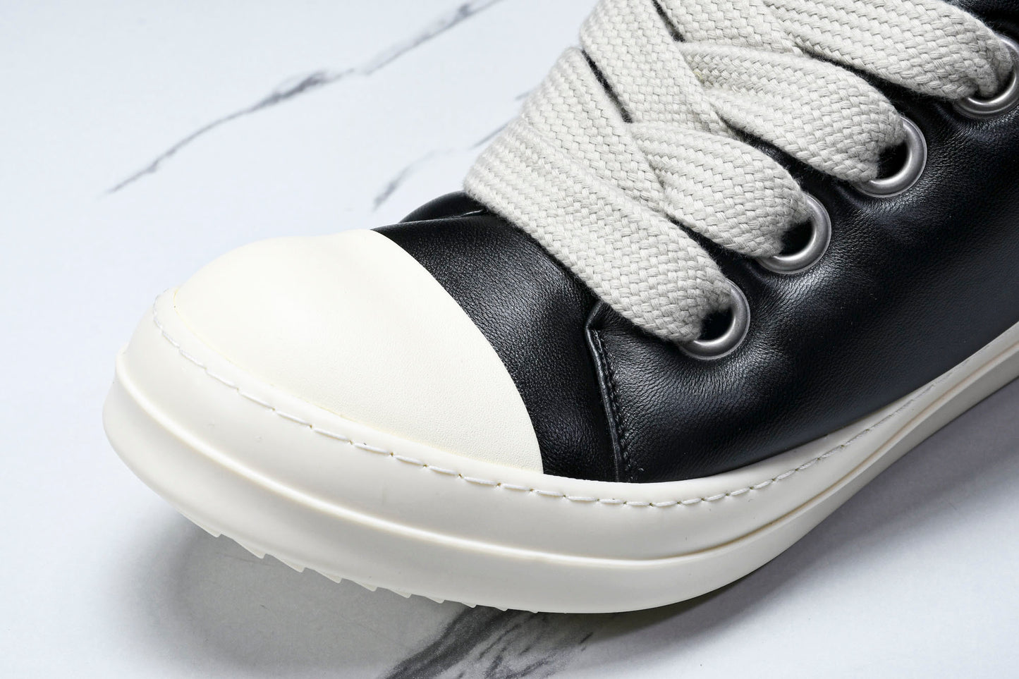 Rick Owens Luxor Jumbo Lace Padded Low 'Black'