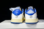 Travis Scott AJ1 Retro Low OG x Fragment ‘Sail Military Blue’