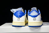 Travis Scott AJ1 Retro Low OG x Fragment ‘Sail Military Blue’