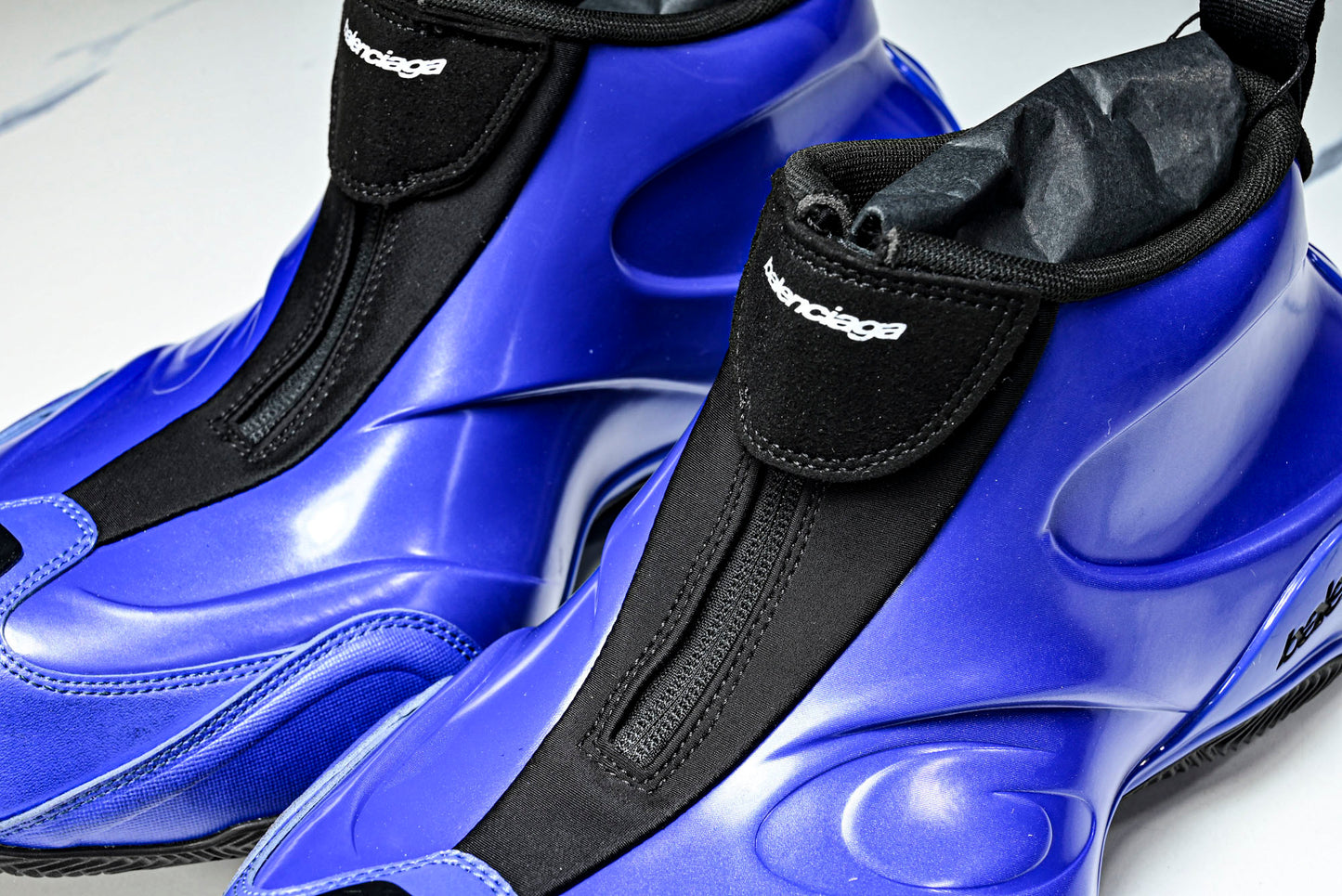 Вalenciaga Basketball Sneaker 'Blue Metallic'