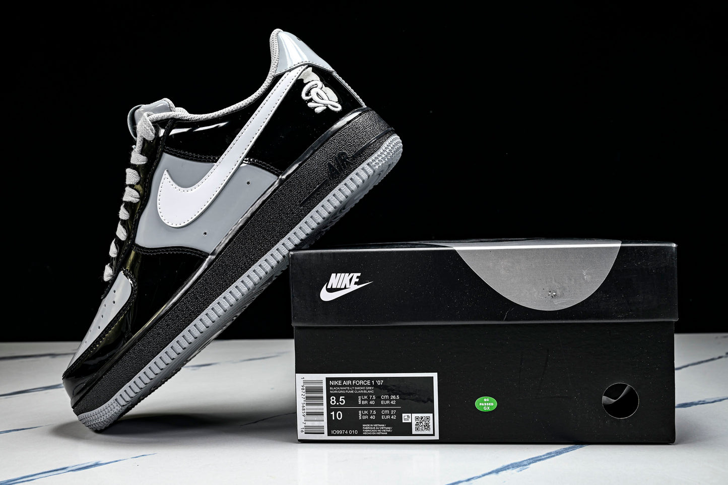 Central Cee Syna x AF1 Low 'Black White Smoke Grey'