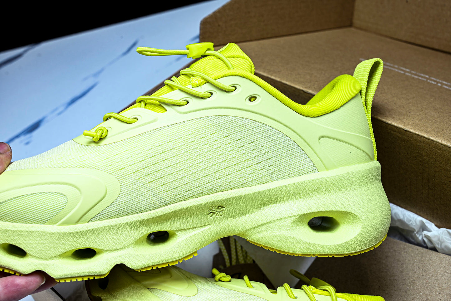 LOEWE × ON Cloudsolo 'Lime Green'