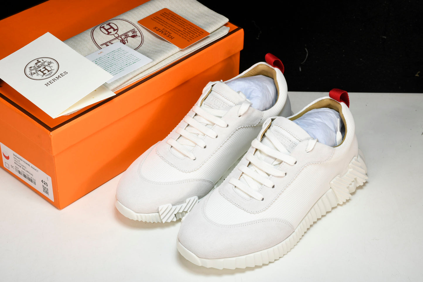 Hermès Bouncing Sneaker 'Blanc'