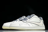 Travis Scott AJ1 Low x Supreme 'White Grey 3.0' (Custom)