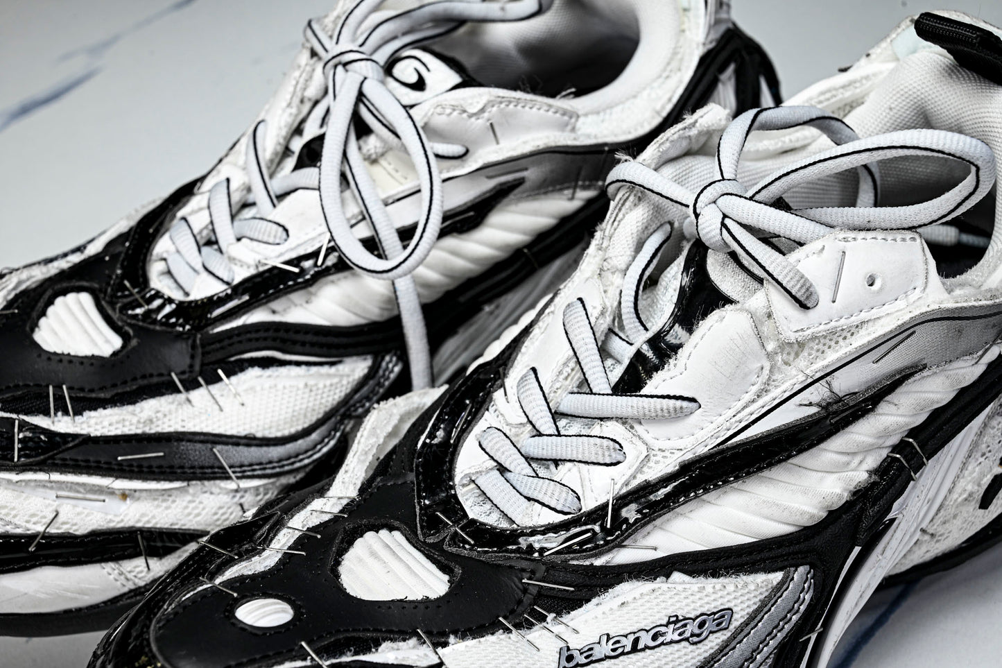 Вalenciaga Soleless Sneaker 'White Black'