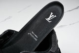 Louis Vuittоп Trainer Low 'Black Denim Monogram Textile'