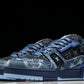 Louis Vuittоп Trainer Low 'Blue Denim Monogram Textile'
