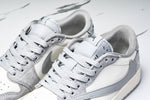 Travis Scott AJ1 Low x Stussy 'Grey White 2.0' (Custom)