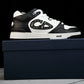 D1or B57 Mid-Top "Black White'