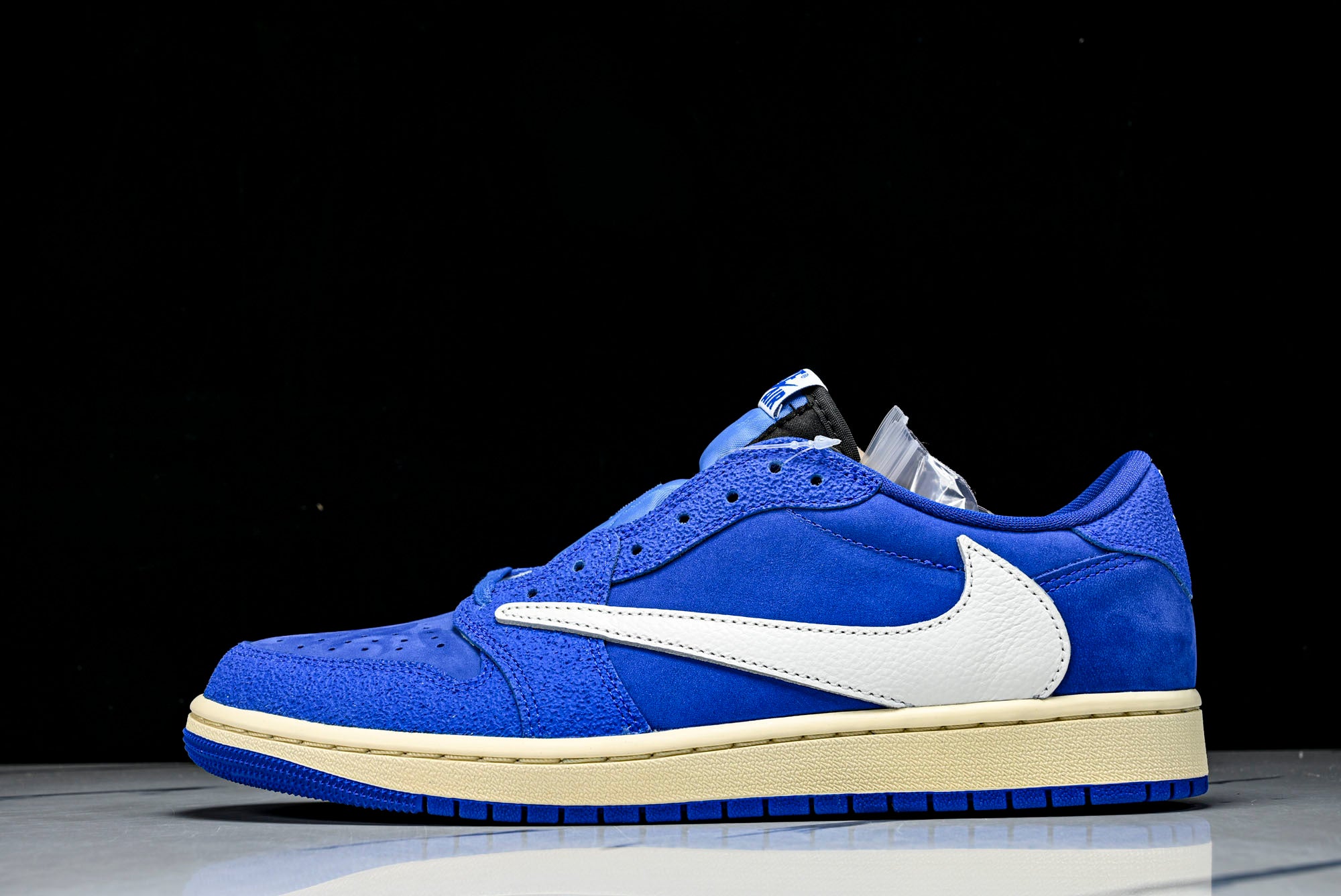 Travis Scott x Fragment AJ1 Low ‘Reverse Sail Military Blue’ (Unreleased)