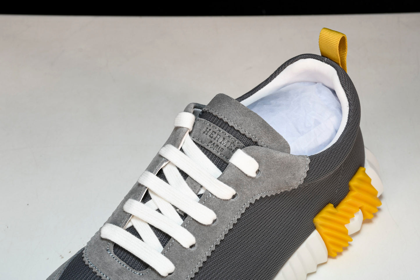 Hermès Bouncing Sneaker 'Gris Jaune'