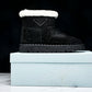 Prada Suede Booties 'Black'