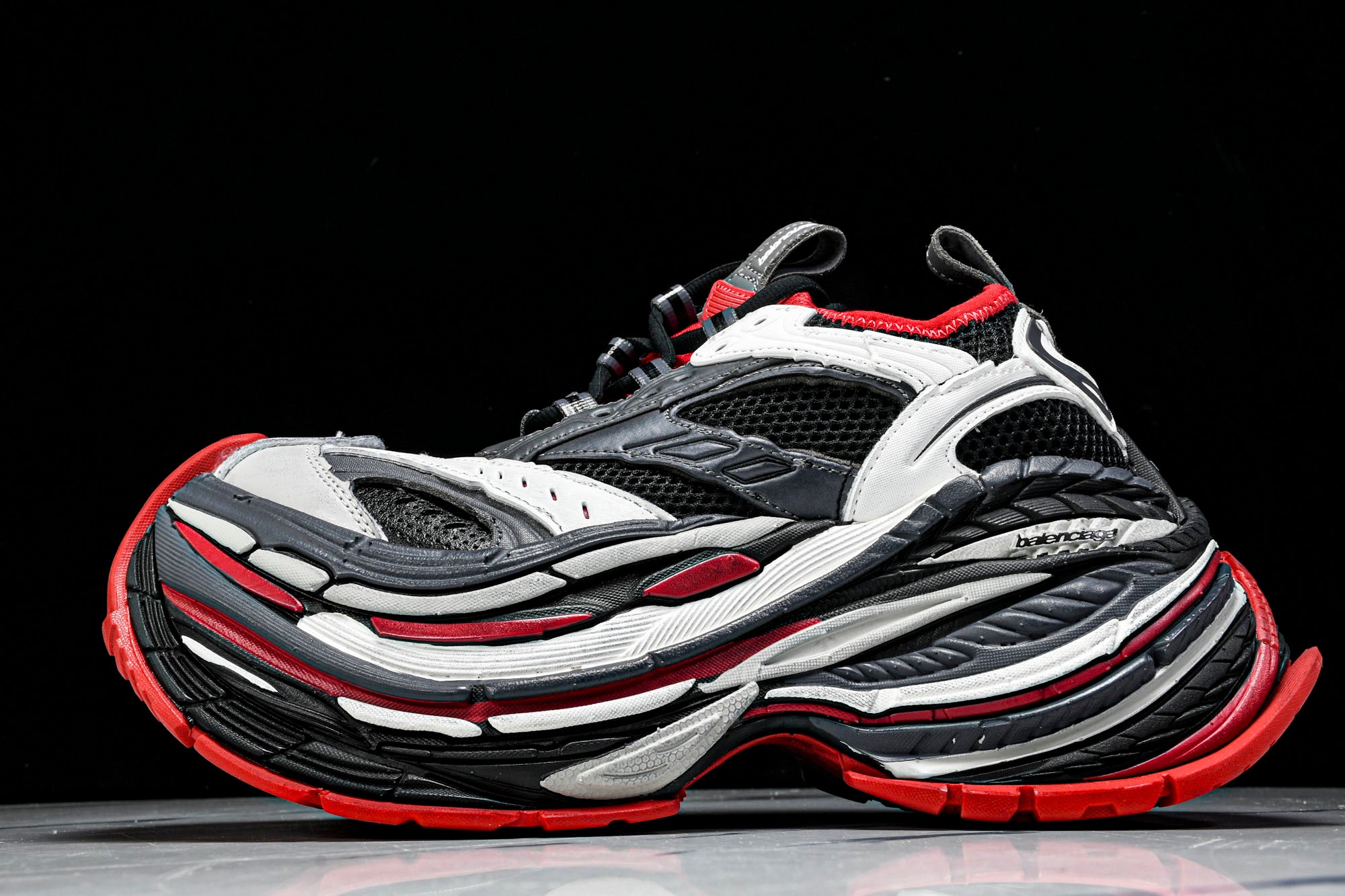 Вalenciaga Platform Sneaker 'Black Grey Red'