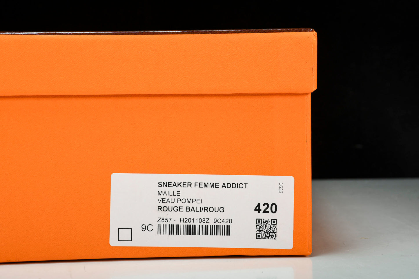 Hermès Bouncing Sneaker 'Blanc Orange Gris'