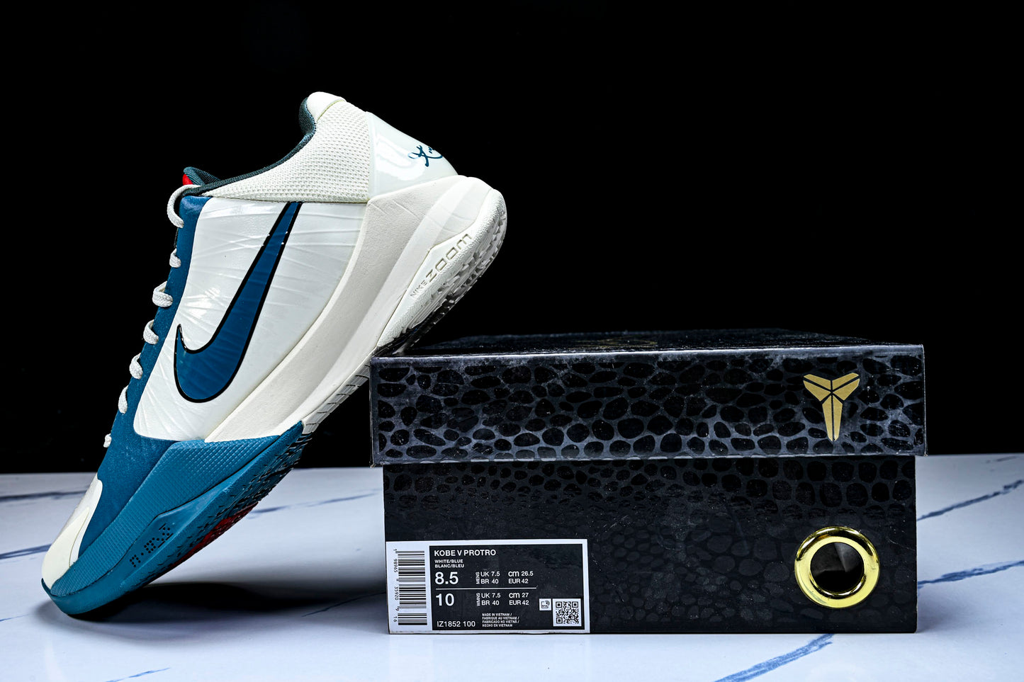 Kobe 5 Protro x Caitlin Clark 'Coconut Milk Spruce'