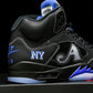 AJ5 Retro x Awake NY 'Black Racer Blue'