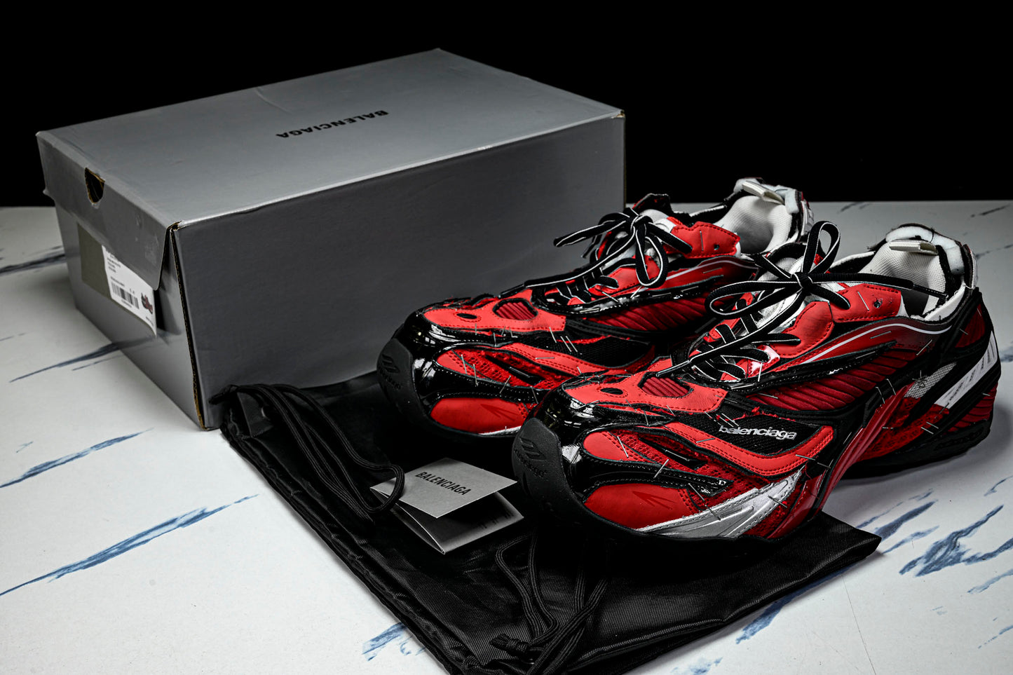 Вalenciaga Soleless Sneaker 'Red Black'