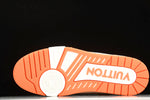 Louis Vuittоп Trainer Low Velcro Strap 'Monogram Denim Orange'