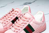 Guссi Ace Web 'Pink Monogram'