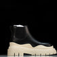 Вottega Veneta Tire Ankle Chelsea Boots 'Black Sea Salt'