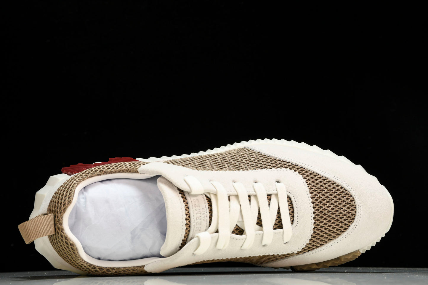 Hermès Bouncing Sneaker 'Beige Argile Blanc'