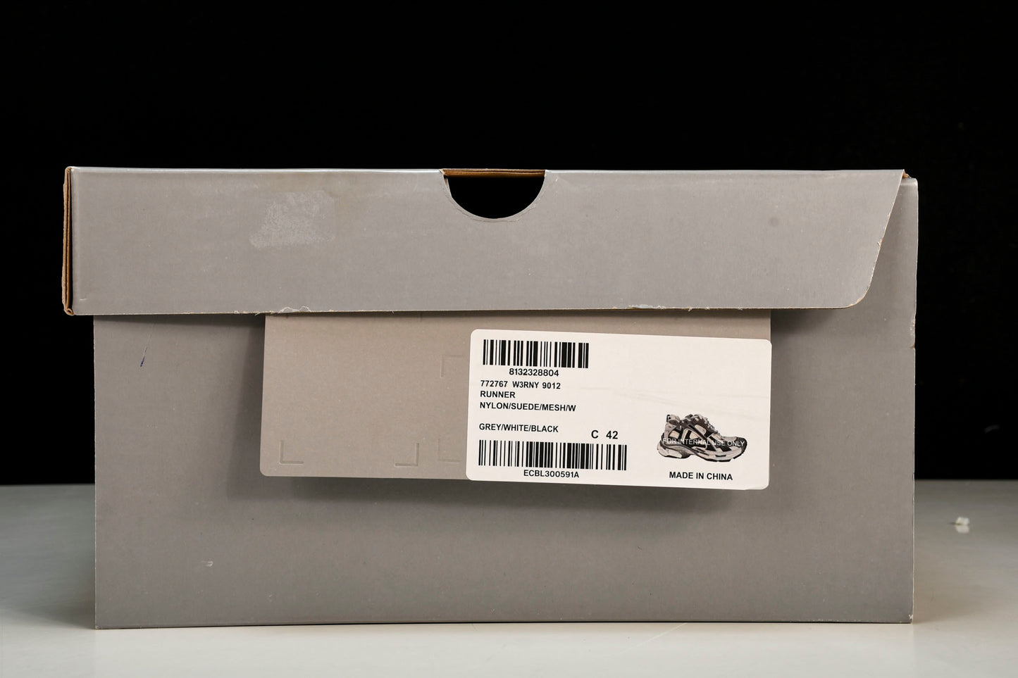 Runner 'White Black Grey'