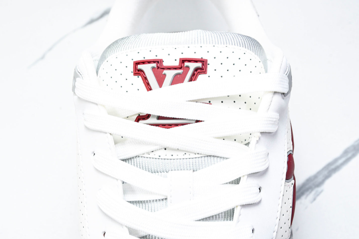 Louis Vuittоп Trainer Low Velcro Strap 'Perforated Red'