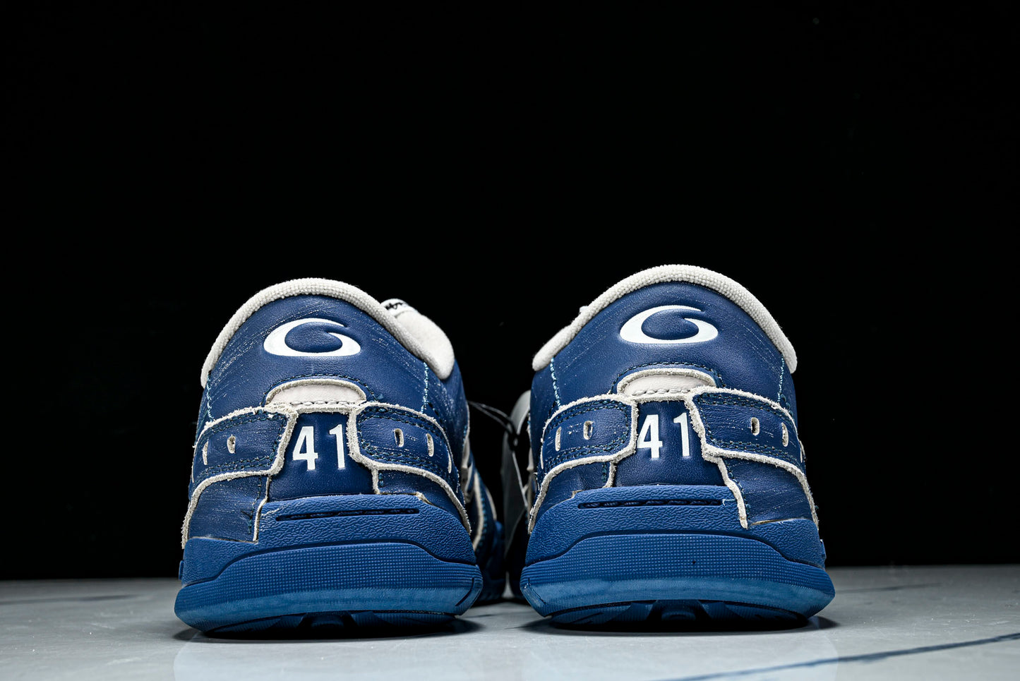 Вalenciaga Hamptons Worn-Out Sneaker 'Navy Blue'
