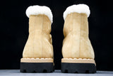 Prada Suede Booties 'Beige'