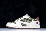 Travis Scott AJ1 Low x BAPE 'Camo 2.0' (Custom)
