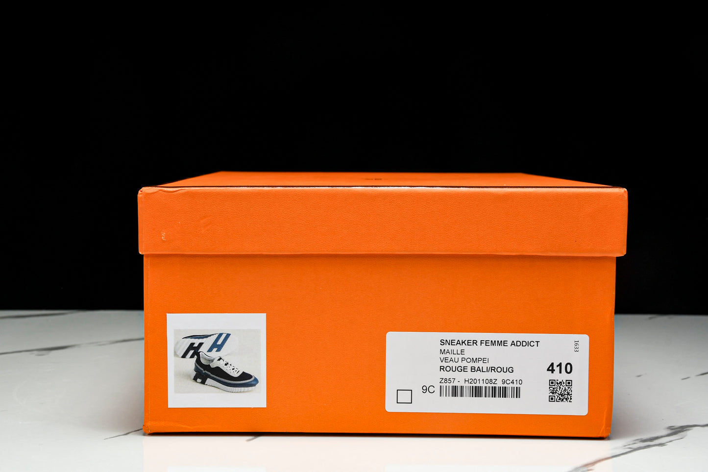 Hermès Bouncing Sneaker Panelled 'Marine Bleu Blanc'